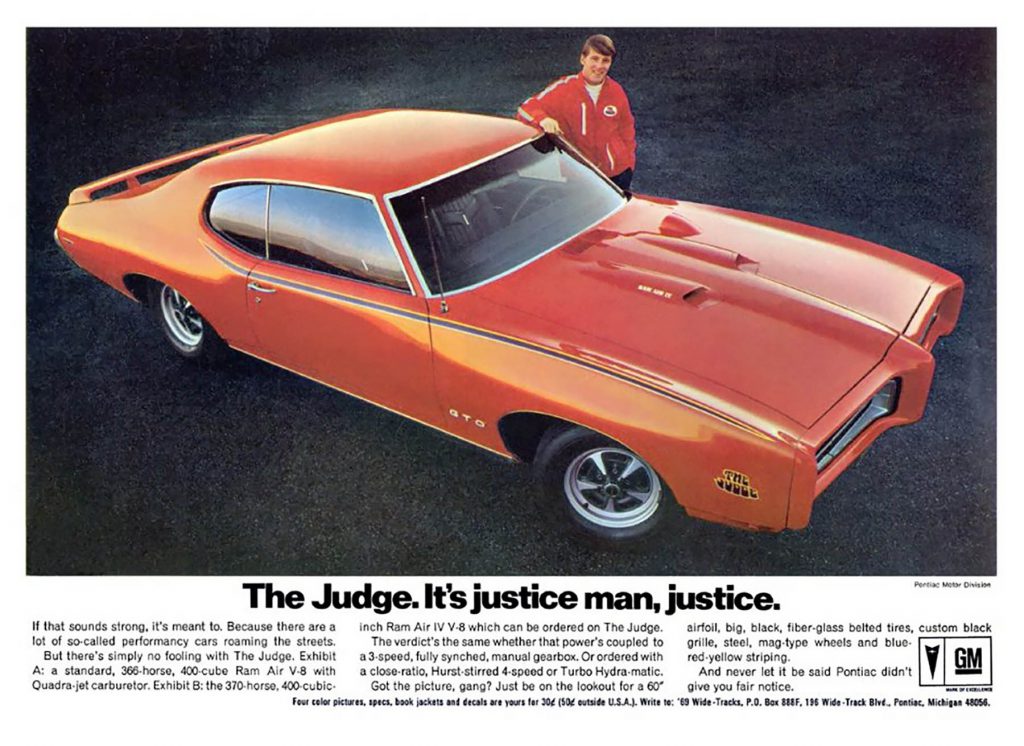 1969 Pontiac GTO Judge, Muscle Car Ads